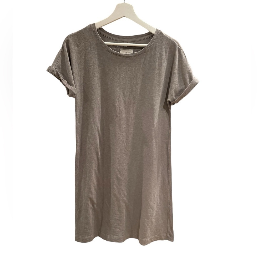 Lou & Grey Cotton Short Sleeve Shirt Dress